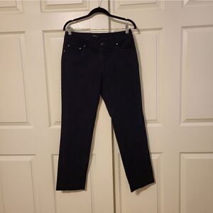 E39 for Eric black straight leg jeans